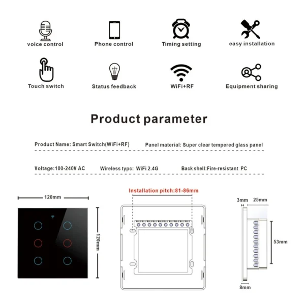 Interruttore Intelligente wifi Smart Home - immagine 3