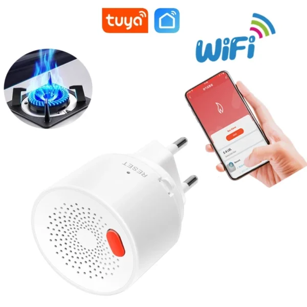 Rilevatore di Gas WiFi Tuya/Smart Life per la sicurezza domestica intelligente
