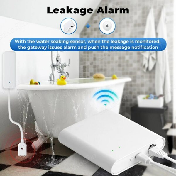 Gateway Zigbee 3.0/Tuya Hub Smart RJ45 Wired Home Bridge Connect Smart Life app - immagine 8