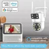 Telecamera di videosorveglianza Tuya/Smart Life 8MP (4+4) Dual Lens PTZ WIF Ai Human Auto Tracking - immagine 2