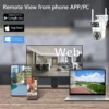 Telecamera di videosorveglianza Tuya/Smart Life 8MP (4+4) Dual Lens PTZ WIF Ai Human Auto Tracking - immagine 5