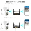Telecamera di videosorveglianza Tuya/Smart Life 8MP (4+4) Dual Lens PTZ WIF Ai Human Auto Tracking - immagine 9